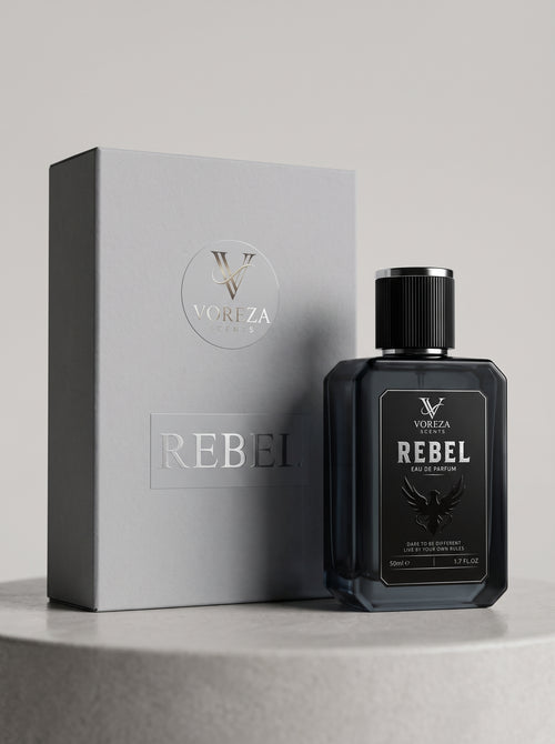 REBEL Eau de Parfum (50ml) | Luxury Men's Perfume | VOREZA SCENTS