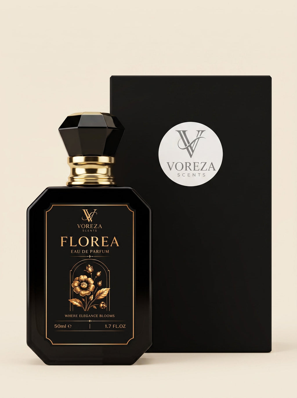 FLOREA Eau de Parfum (50ml) | Luxury Women's Perfume | VOREZA SCENTS Voreza Scents