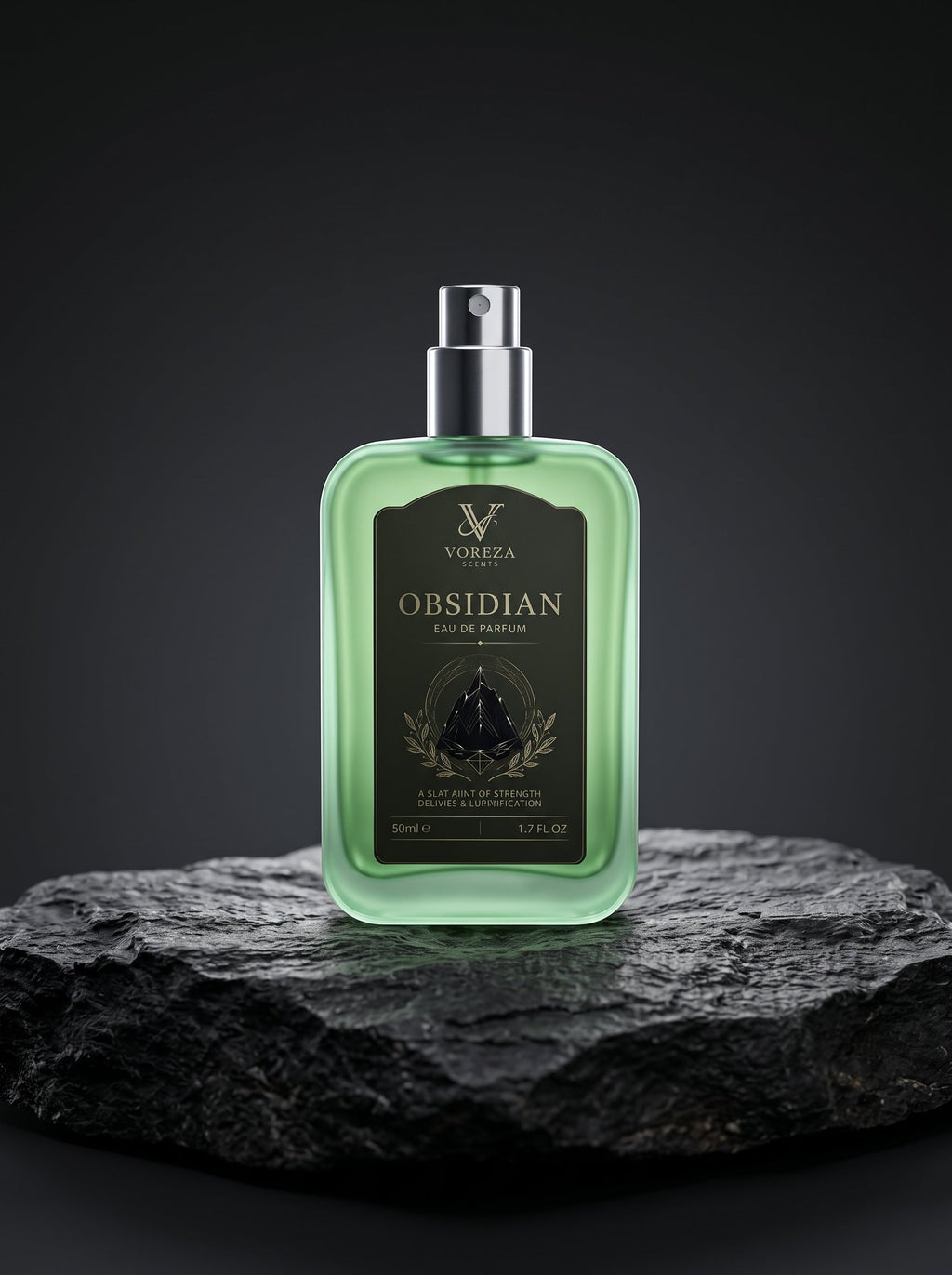 OBSIDIAN Eau de Parfum (50ml) | Luxury Unisex Perfume | VOREZA SCENTS Voreza Scents