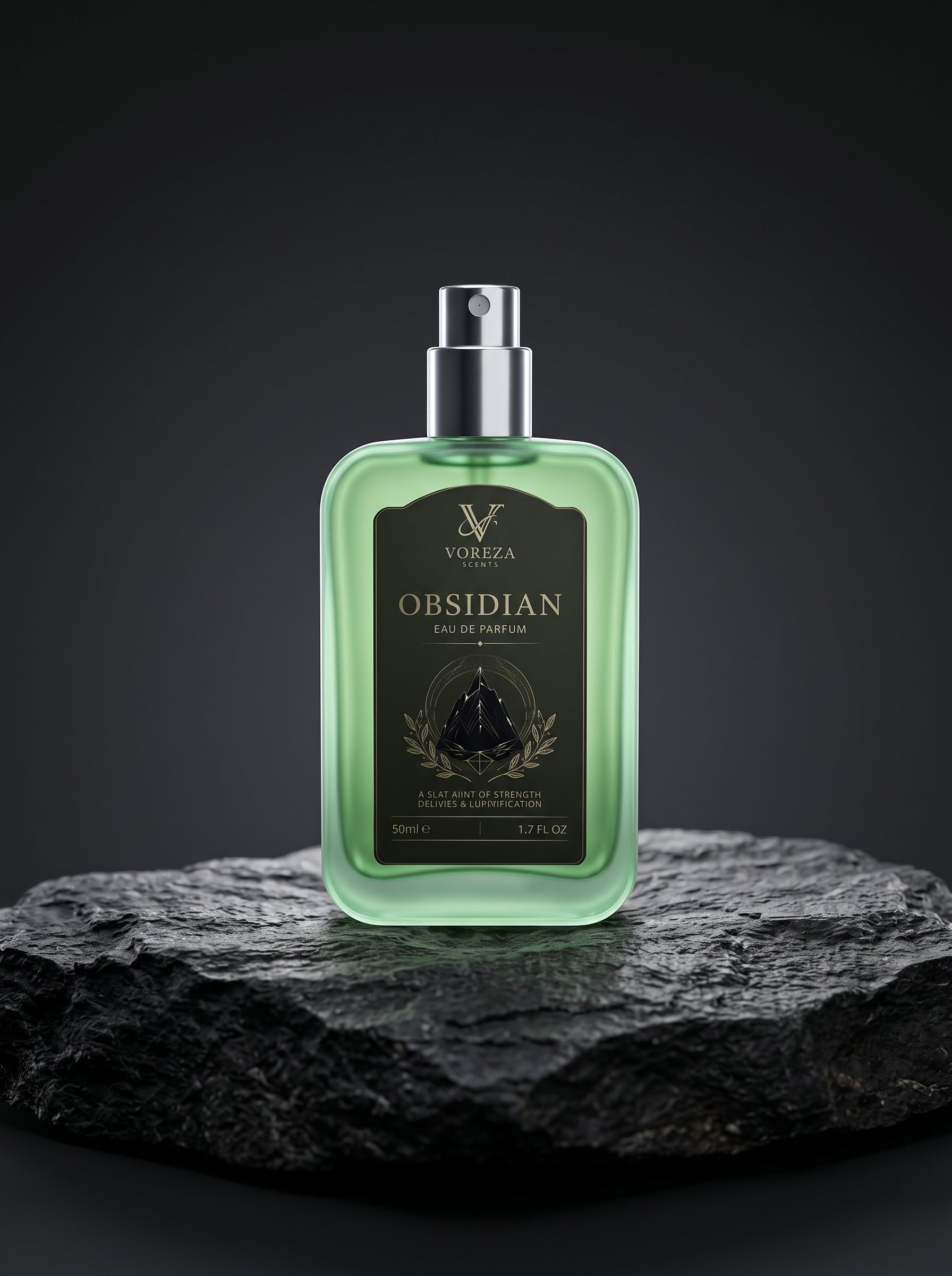 OBSIDIAN Eau de Parfum (50ml) | Luxury Unisex Perfume | VOREZA SCENTS Voreza Scents
